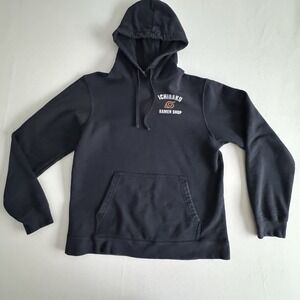 Ichiraku Ramen Shop Men's Black Hooded Sweatshirt Size M Faded